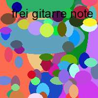 frei gitarre note